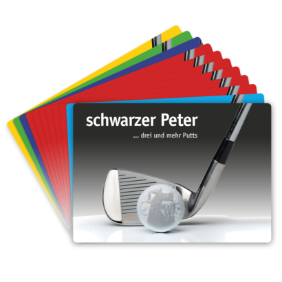 Golf Zocker Kartenspiel - Karten für den Golfzocker - Spaß auf dem Golfplatz