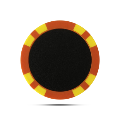 Vacant Pokerchip Ballmarker Individuell Bedruckt Orange