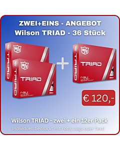 Wilson TRIAD 2 + 1 Angebot.png