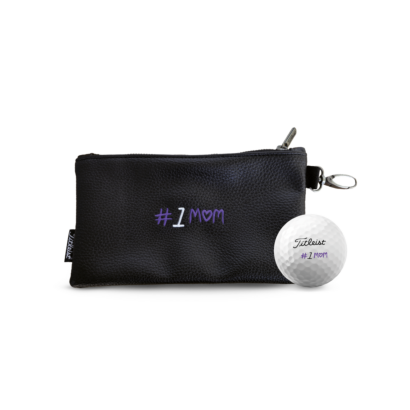 Titleist Pro V1 - "#1 MOM" 6 Stück in Ledertasche/Pouche - Limited Edition!