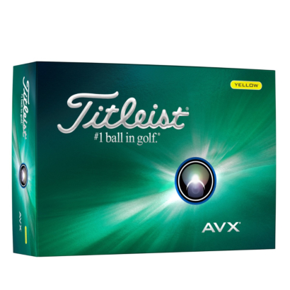 Titleist AVX 2024 Golfbälle Gelb - 12er Pack