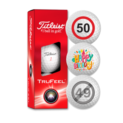 Titleist Trufeel Geburtstagsbälle zum 50. Geburtstag/Jubiläum