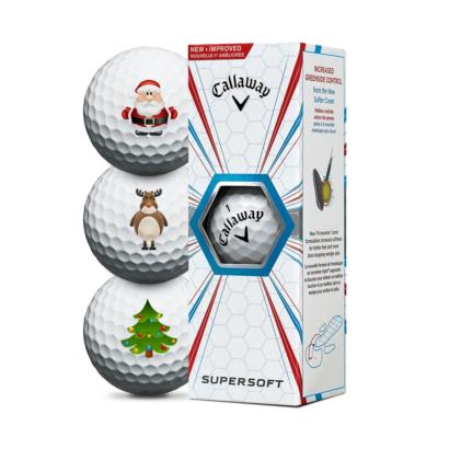 Callaway Supersoft Christmas Golfbälle - 3er Pack
