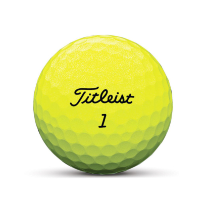 Titleist Tour Soft - Gelb individuell bedruckt