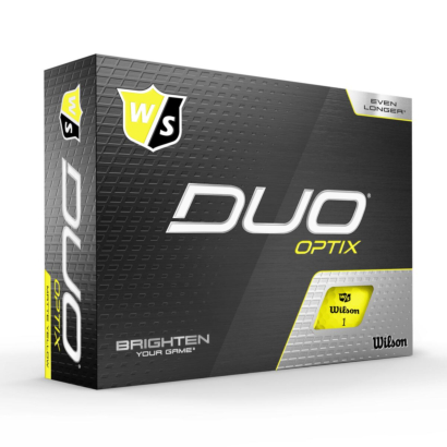 Wilson Staff Duo Optix Gelb 12er Pack