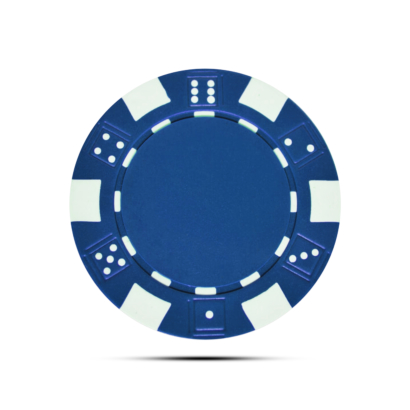 Pokerchip Dice Ballmarker Individuell Bedruckt Blau