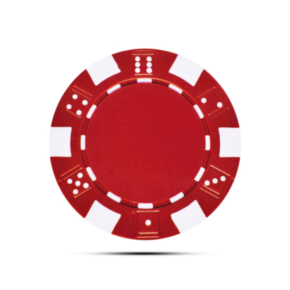 Pokerchip Dice Ballmarker Individuell Bedruckt Rot