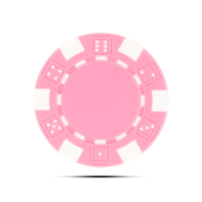 Pokerchip Dice Ballmarker Individuell Bedruckt Pink