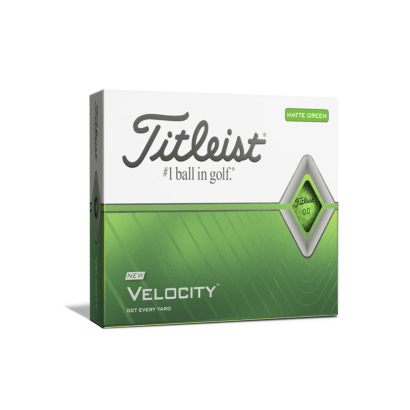 Titleist Velocity matte green 2020 - 12er Pack