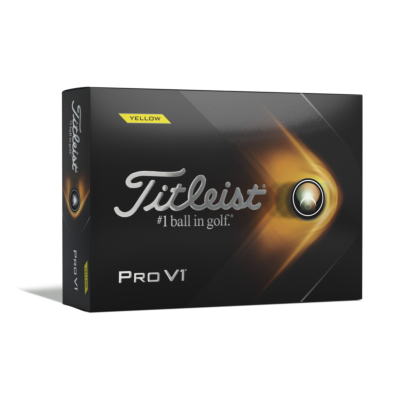 Titleist Pro V1 2021 Golfball Gelb - 12er Pack