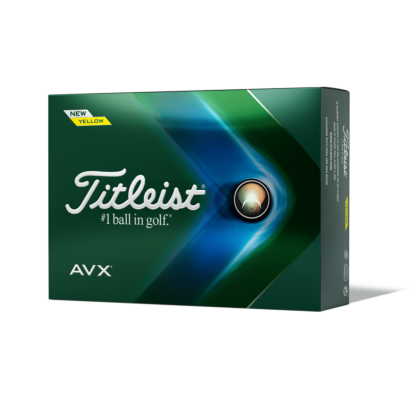 Titleist AVX 2022 Golfbälle Gelb - 12er Pack