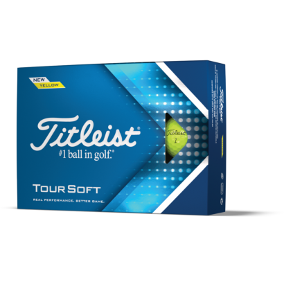 Titleist Tour Soft Gelb 2022 Golfbälle - 12er Pack