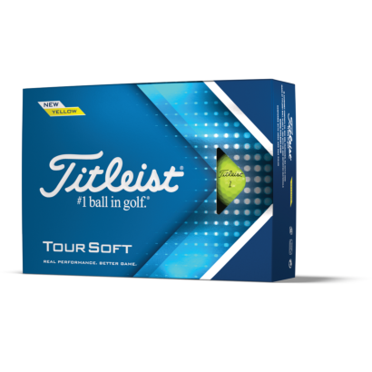 Titleist Tour Soft Gelb 2022 Golfbälle - 12er Pack