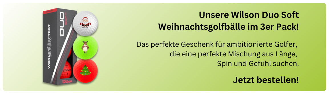 Wilson Duo Soft Weihnachts Golfbälle